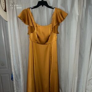 Azazie Butterscotch dress size 16